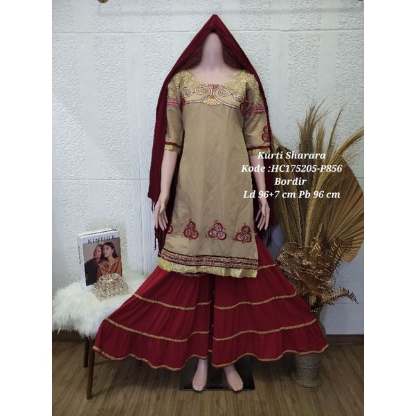 Kurti Sharara Lengkap