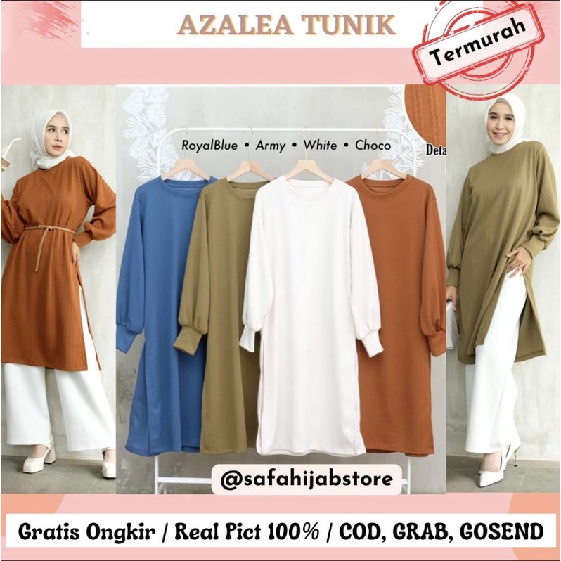 AZALEA TUNIK / TUNIK POLOS / ATASAN WANITA