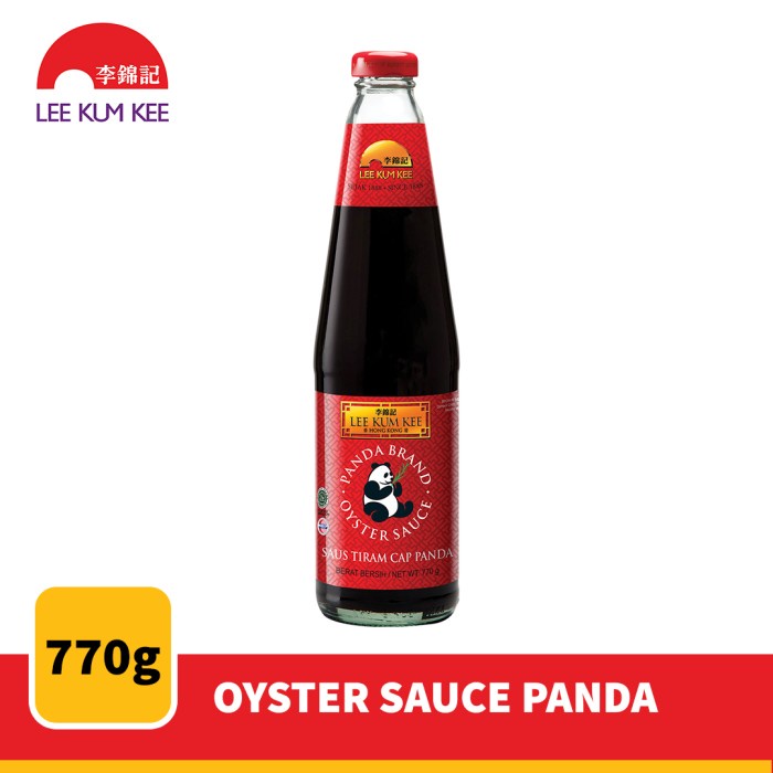 

LEE KUM KEE OYSTER SAUCE SAUS TIRAM PANDA 770 GR