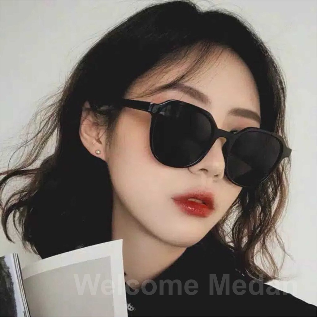 MEDAN WK03 Korean  Segiempat  Kacamata  Wanita/Pria Sunglasses