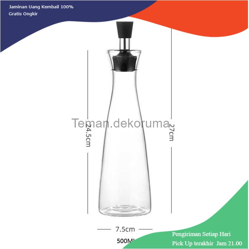 TD - PR KAKOMILA Botol Minyak Dispenser Bottles Oil Vinegar - CF-055