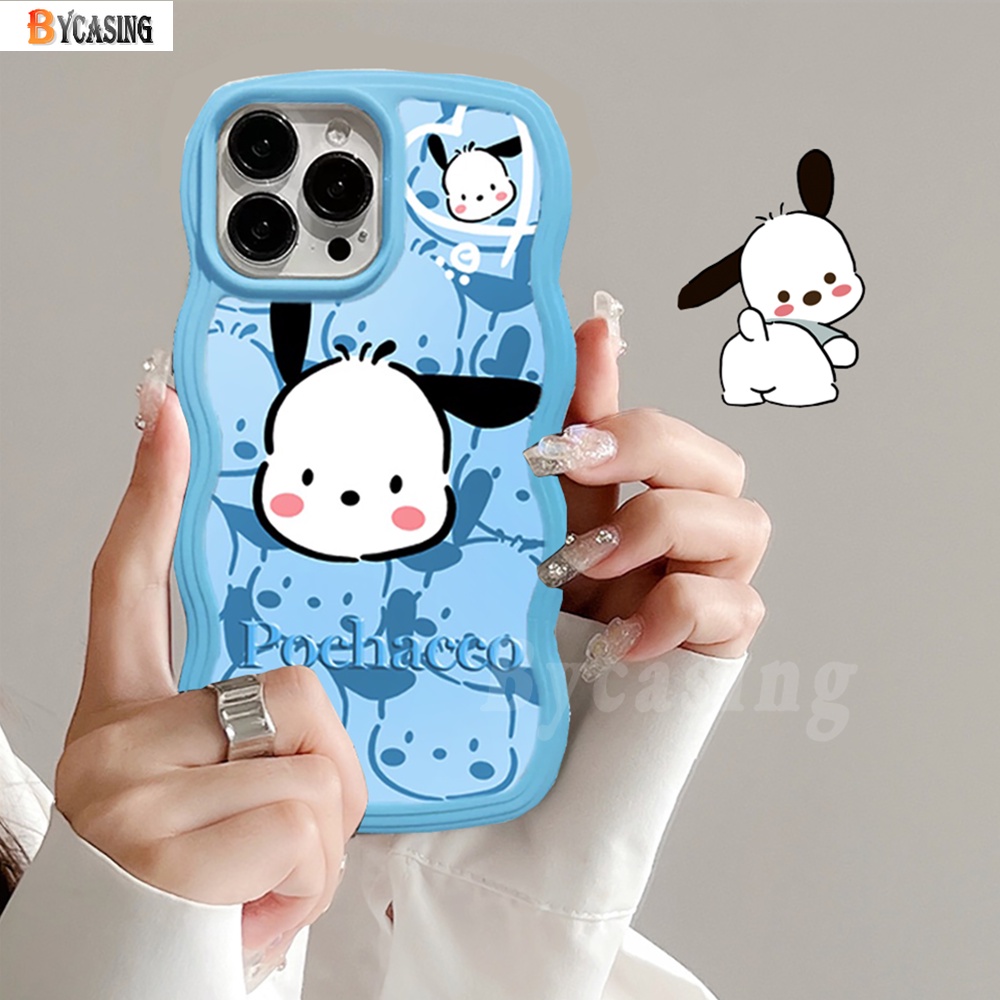 Soft Case Motif Kartun Anjing Pochacco Untuk iPhone 11 14 12 13 Pro MAX 7 8 Plus 6s Plus XR 14 Plus XS MAX SE 2020