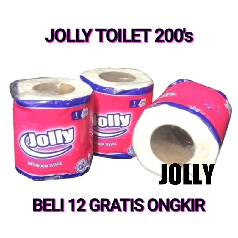 Jual Tisu Tissue Jolly Roll Toilet Non Emboss Tisu Gulung Toilet Tissue Ply Sheet Promo