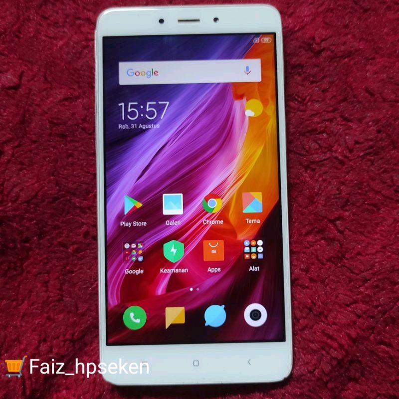 Xiaomi Redmi Note 4 Ram 4/64 Fingerprint (4G) Handphone Android Second Normal Siap Pakai