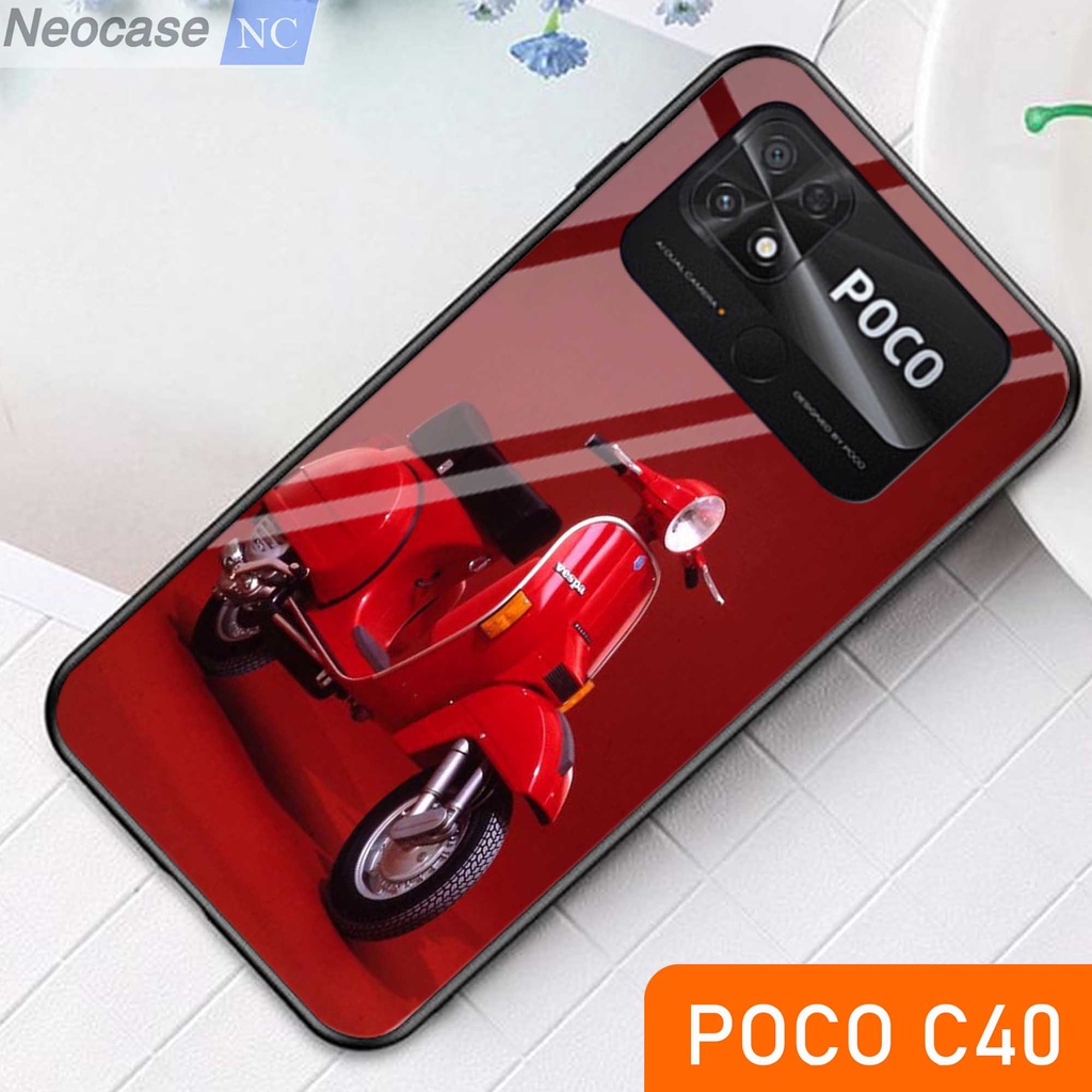 Softcase Glass Kilau Poco C40 - Casing HP Poco C40 - Case HP Poco C40 - N86