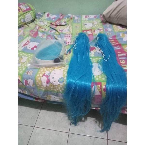 wig Miku biru