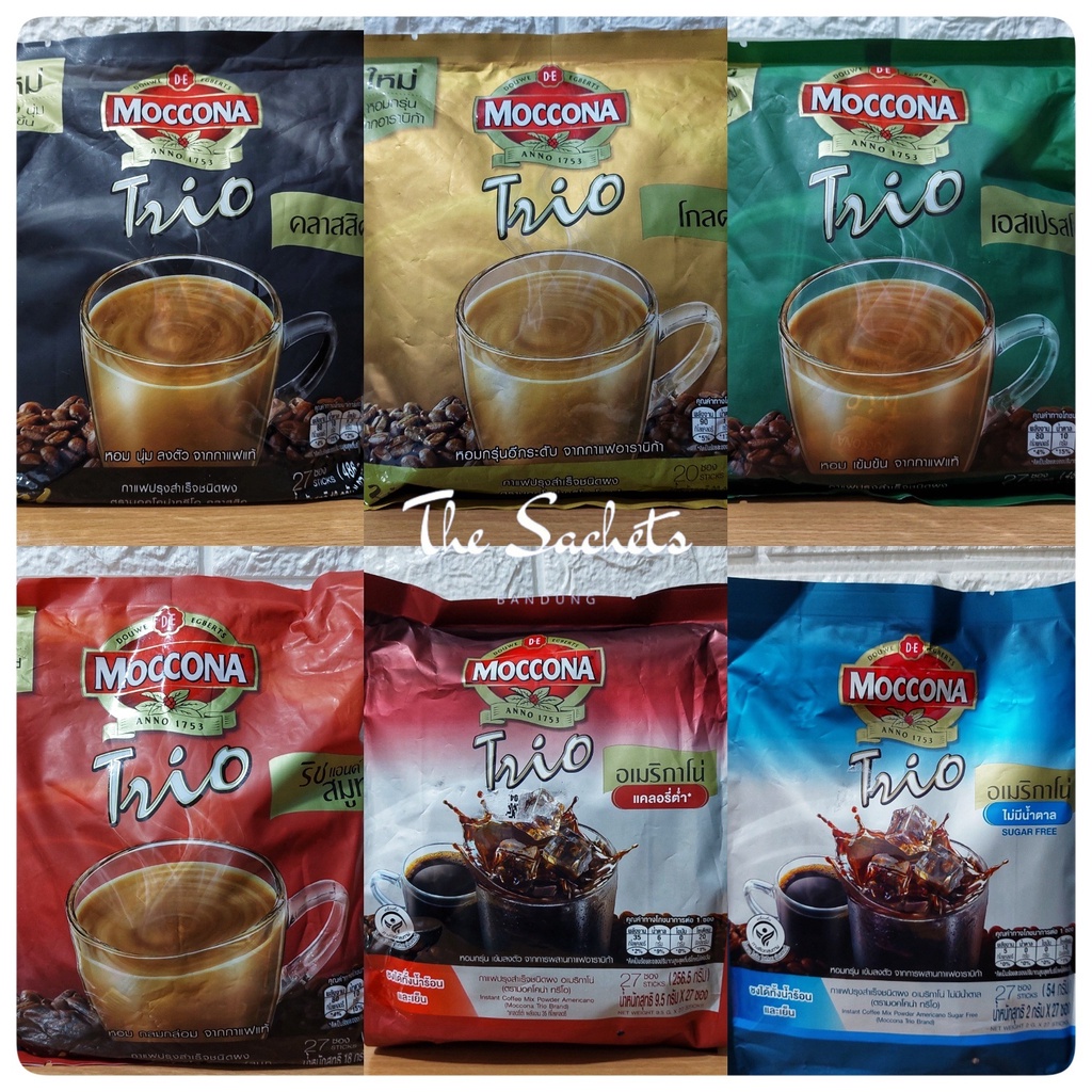 

Moccona Trio Instant Coffee Thailand Sachet