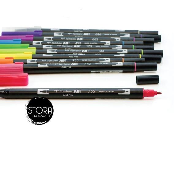 

Tombow Dual Brush Pen Set 10 - Bright Palette
