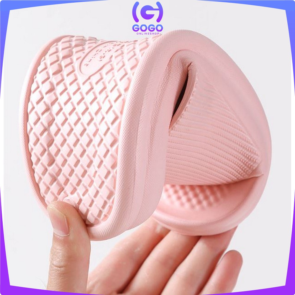 GOGO-S52 Sandal Slop Rumah Hotel Bahan Eva Sendal Karet Kamar Mandi Empuk Anti Slip Sandals Wanita Pria Couple