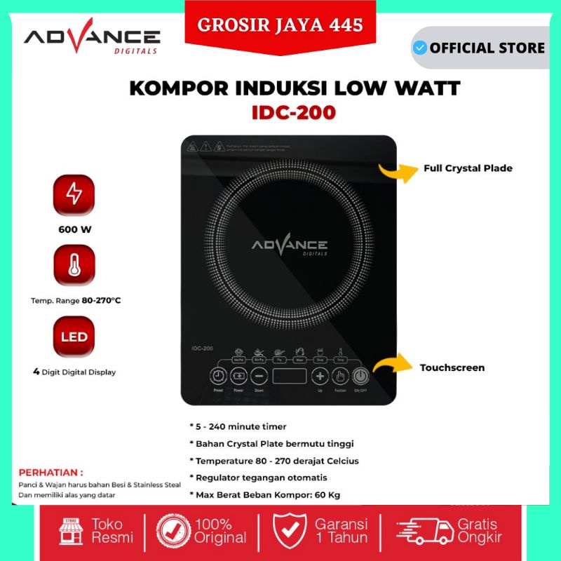 Advance IDC 200 kompor Induksi