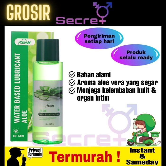 

SECRET PRODUK - PINK NIGHT ALOE VERA LUBRICANT - 120 ML