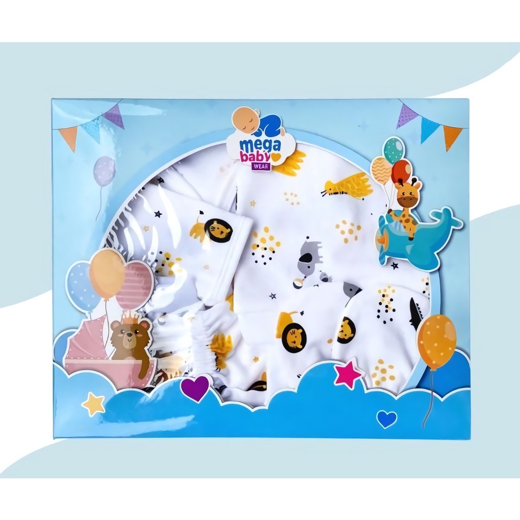 Mega Baby Wear pakaian bayi lengkap gift set box