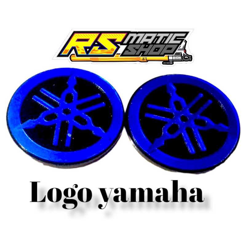 LOGO YAMAHA WARNA  UK 4CM RX KING,MIO,FINO,NOUVO,AEROX,,VEGA,JUPITER,LEXI