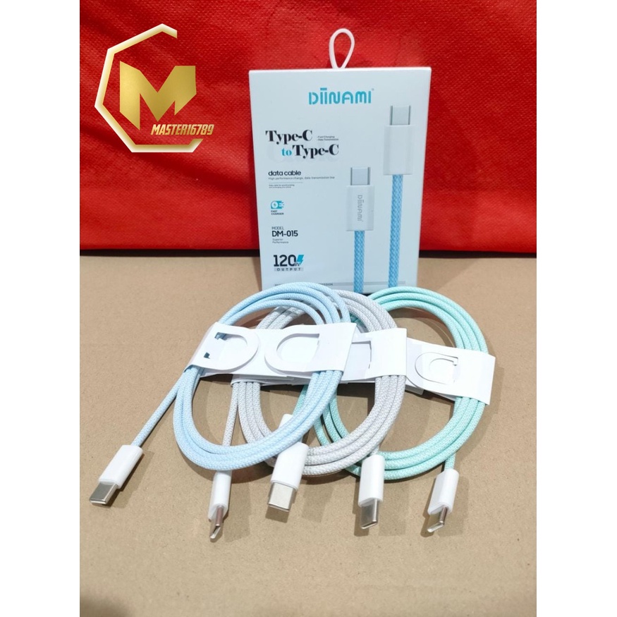 Kabel Type C to Type C Original DIINAMI Fast Charging DM-015 Power Delivery 45W 3A Support Macbook note 10 note 20 s21 s22 s20 z flip 2 z flip 3 z flip 4 z fold 2 z fold 3 z fold 4 MA3680