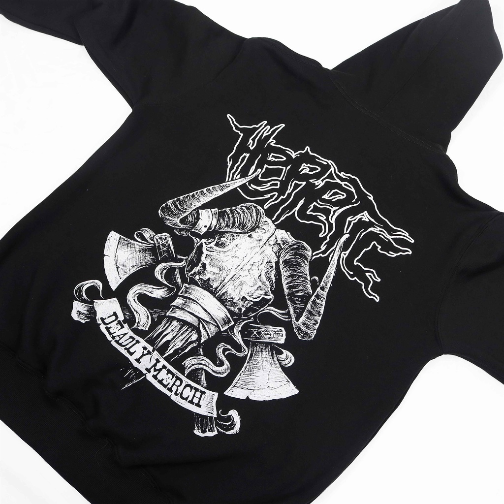 Heretic - Pullover Hoodie - Skull Horn