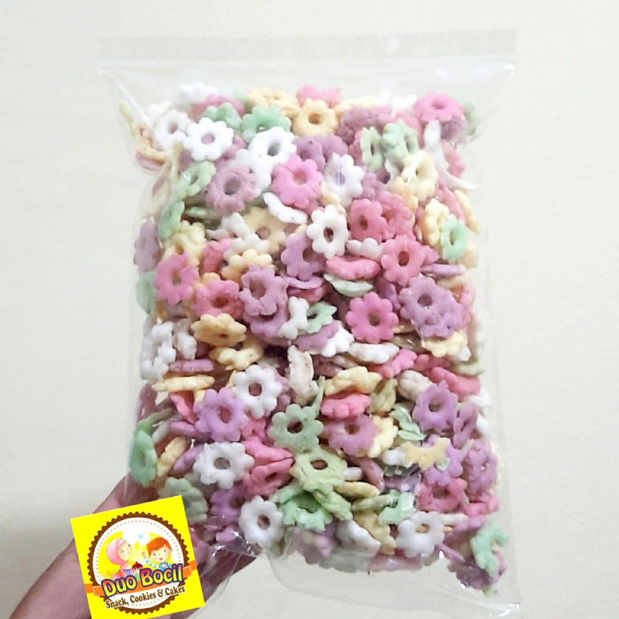 

Ajisan Pilus Ribut Sakura Warna Gurih (Kiloan 1 Kg) - Duo Bocil Snack