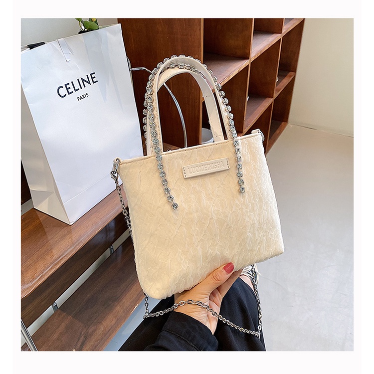 ( 2PC 1KG ) GTBI998880189  New Arrival  !!!  Tas Selempang  Tas Wanita Import  Premium Terbaru full diamond grade A