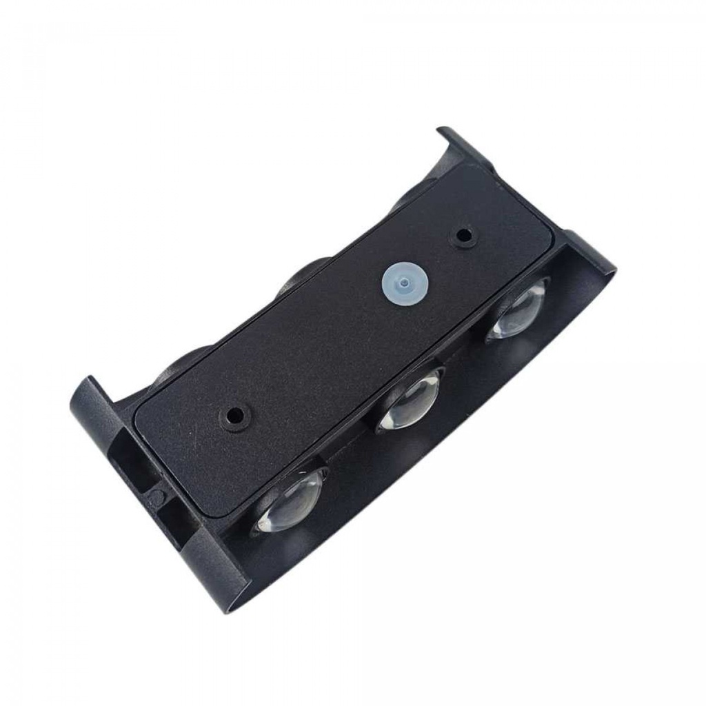 Lampu Dinding Hias LED Aluminium 6W 6 LED Warm White Wall Mounted