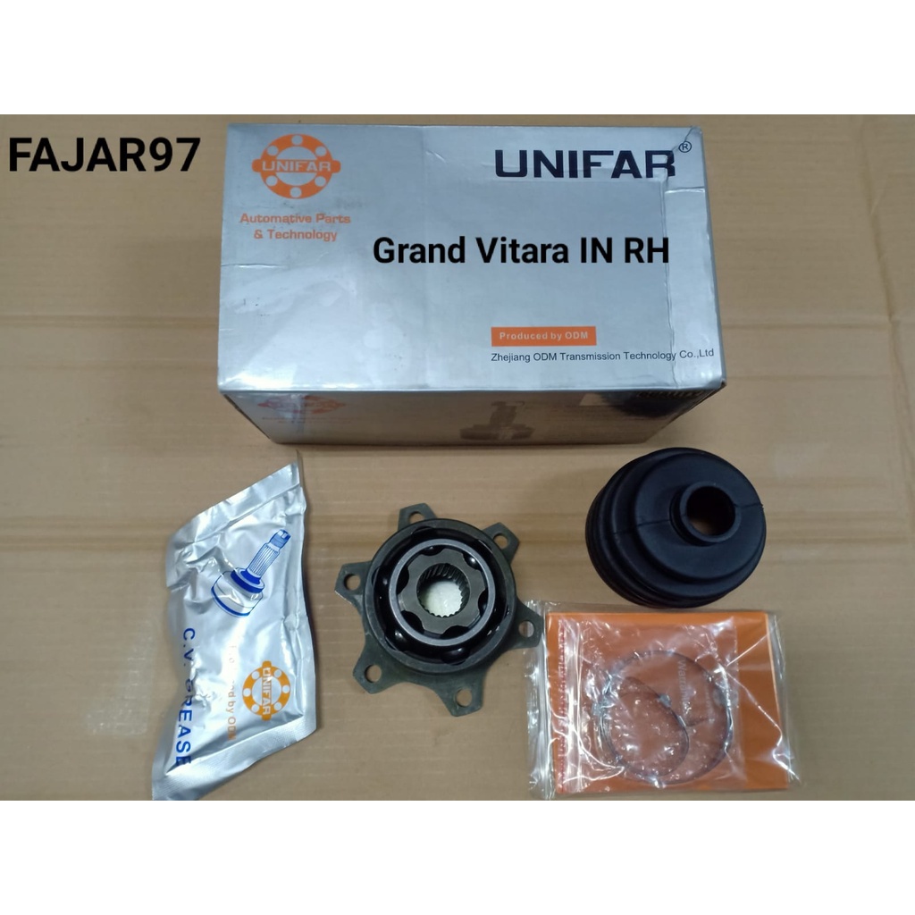 CV joint as roda kokel kohel dalam roda belakang Grand Vitara 2.4cc UNIFAR