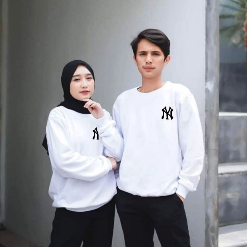 baju lengan panjang COUPLE NY terbaru / kaos keren trendy dan kekinian/ kaos distro keren /  kaos terlaris