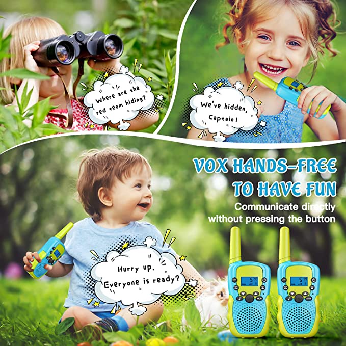 Mini HT colorful handy talky walkie talkie mainan untuk anak anak walky talky kerja untuk 1-3KM   Cocok untuk penggunaan di luar ruangan T388