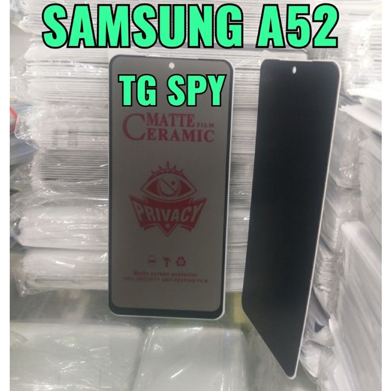 SAMSUNG A52 TEMPERED GLASS SPY PELINDUNG LAYAR HANDPHONE