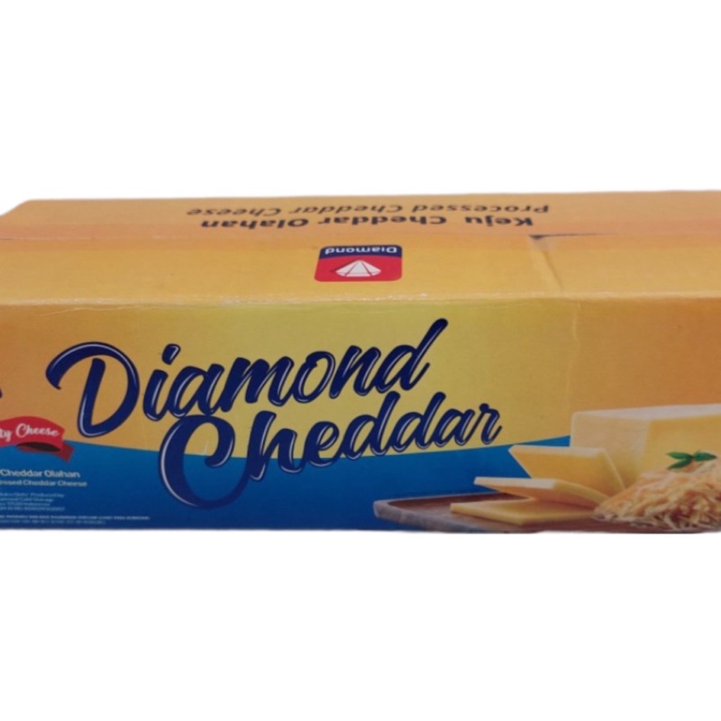 

Diamond Cheddar Cheese 2 Kg / Keju / Diamond / Cheddar / Cheese / 2Kg