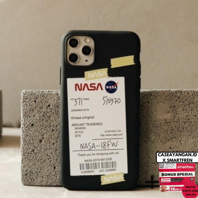 Nasa Ticket Case Realme 5 5i C2 C3 C11 C12 C15 7i C17 Casing Doff Soft - 18FW, 5 5i C3