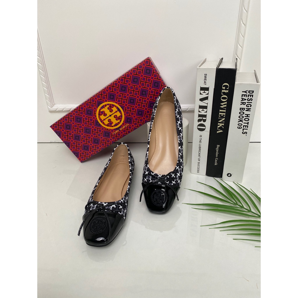 FLATSHOES WANITA BRANDED SEPATU SLIP ON FLAT TB TBS03 PREMIUM IMPORT