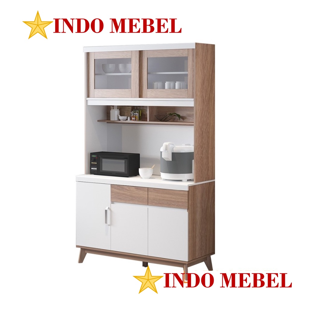 Lemari Dapur Kitchen Cabinet 01 / Rak Dapur Kering Siantano READY MAKASSAR PROMO