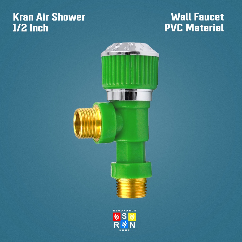 Keran Air Shower Cabang PVC Drat 1/2 Inch / Resonance Home