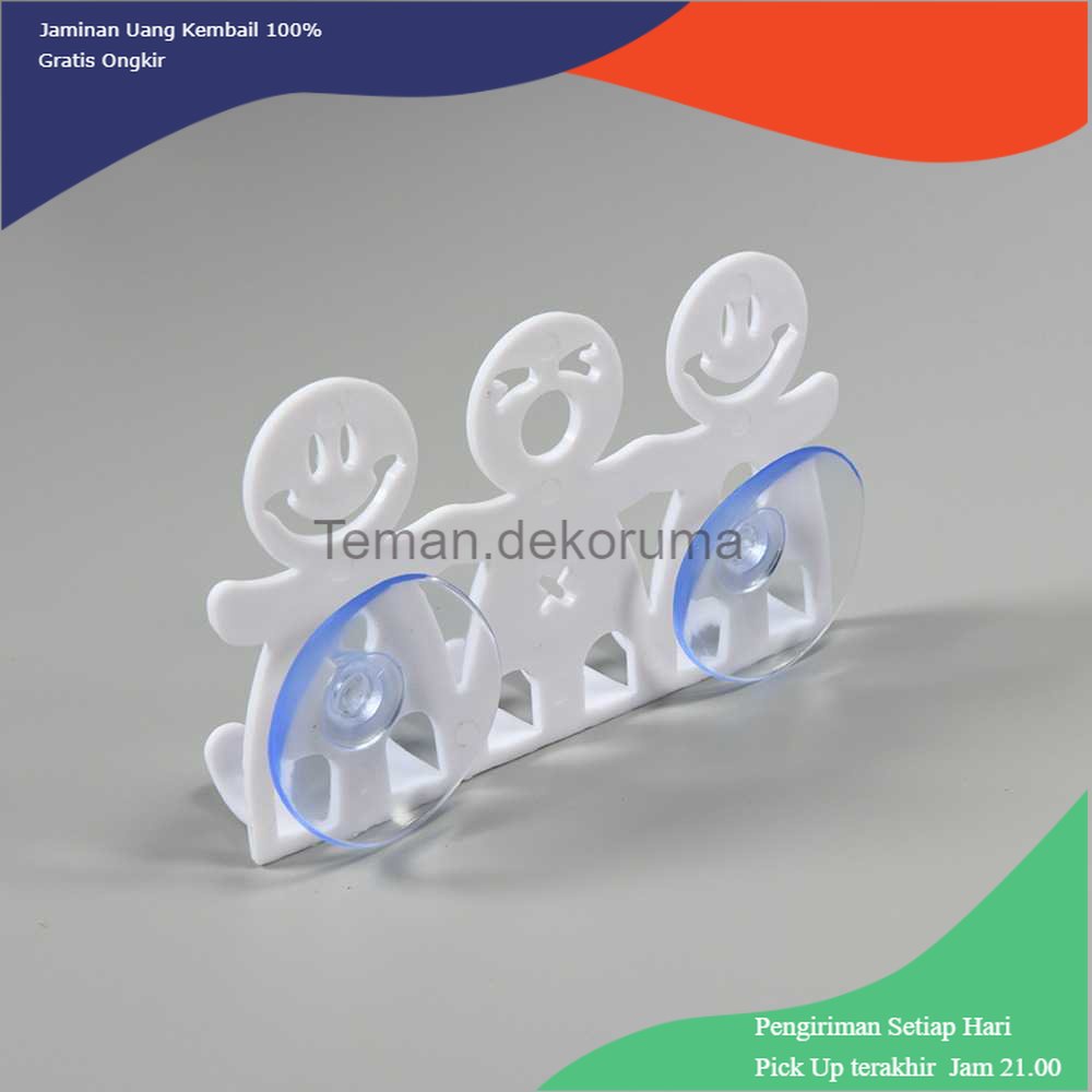 TD - PR GUANYAO Rak Sikat Gigi Wall Mounted Toothbrush Holder - E1911
