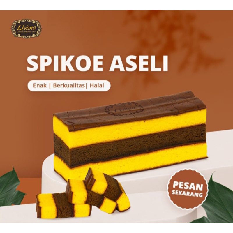 

Spikoe/Spiku/Lapis Surabaya ORIGINAL Dengan Resep Kuno/Moist & Termurah