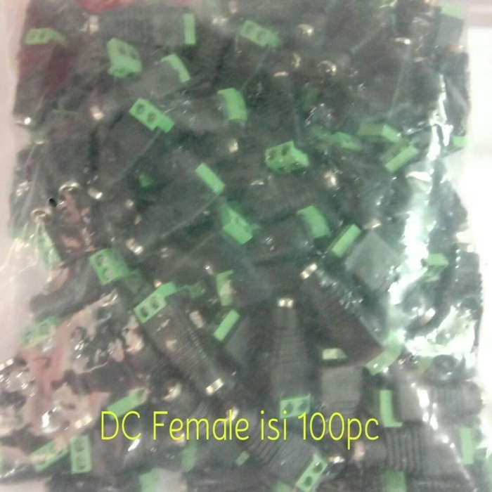 JACK DC FEMALE JUAL PER PACK 100 PCS