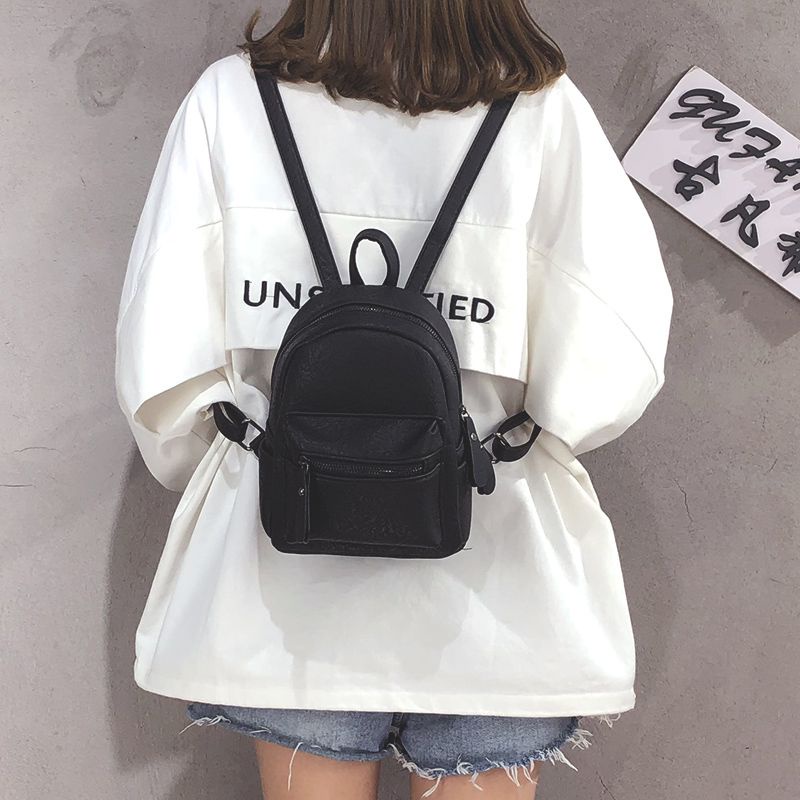 ✽❏Seraser super fire bag girl 2021 baru trendi versi Korea all-match gaya kuliah tas sekolah mahasiswa travel fashion ransel kecil