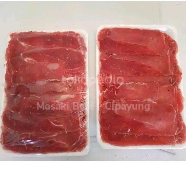 

Daging Sapi Aus Sliced Beef/Sukiyaki/Yakiniku/Shabu Beef Slice 1Kg Aice.Kila