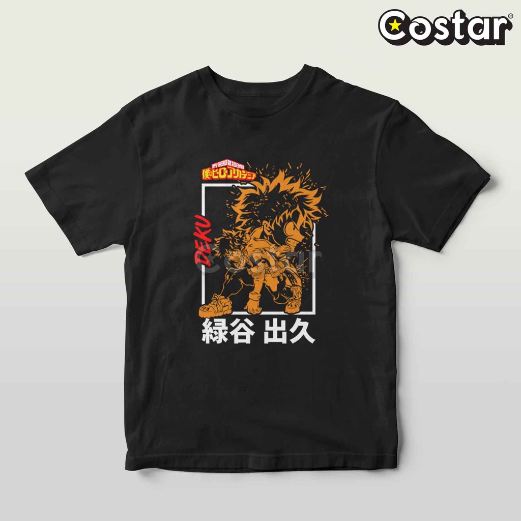 Kaos Costarstore - Midoriya Deku - Bahan Combed Premium