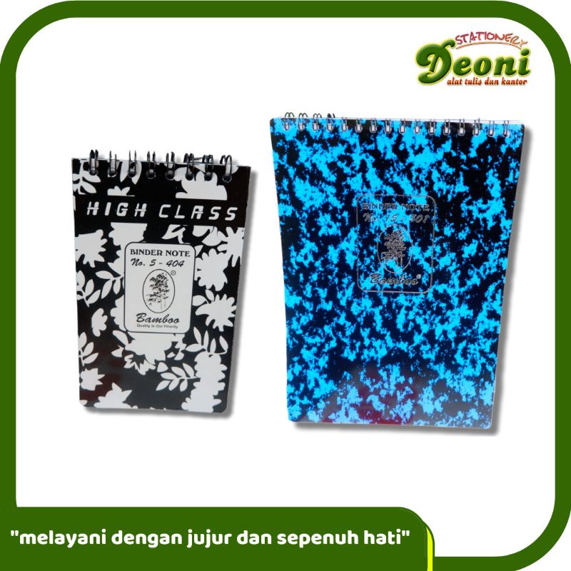 

Bamboo Binder Note No. 5 10 15