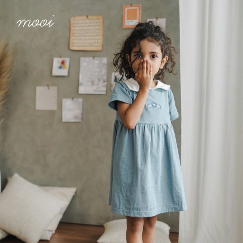 mooi Sera dress - dres anak 1-5 tahun polos mooi terbaru- Sera dress mooi anak perempuan