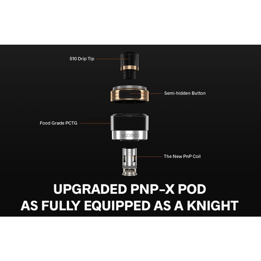 Voopoo PNP-X Pod Tank with 2 Coils &amp; Adapter 100% Authentic - PNP X