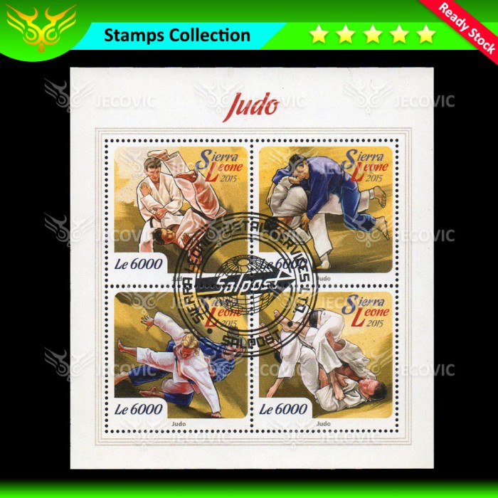 

Sierra Leone 2015 Judo, Prangko Souvenir Sheets