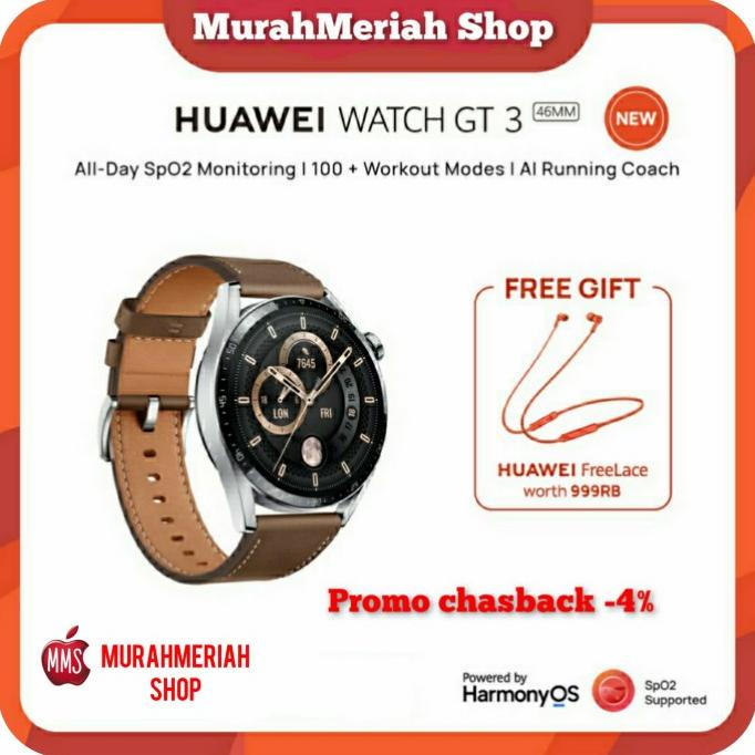 Huawei Watch Gt 3 46Mm Smartwatch Gt3 Garansi Resmi Huawei Indonesia