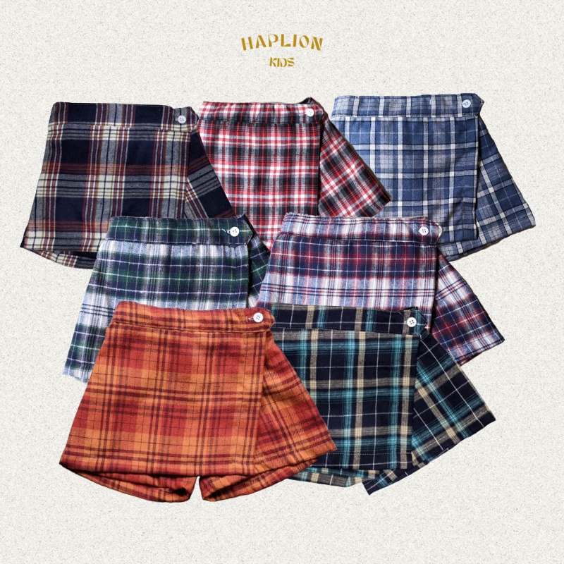 Rocela Flanel Rok Celana Flannel Anak Perempuan 1 - 6 Tahun | Haplion Kidswear