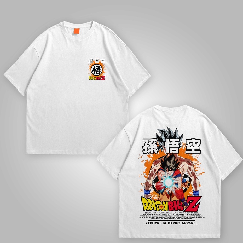 T-SHIRT OVERSIZE SON GOKU HEAVY COTTON 20S