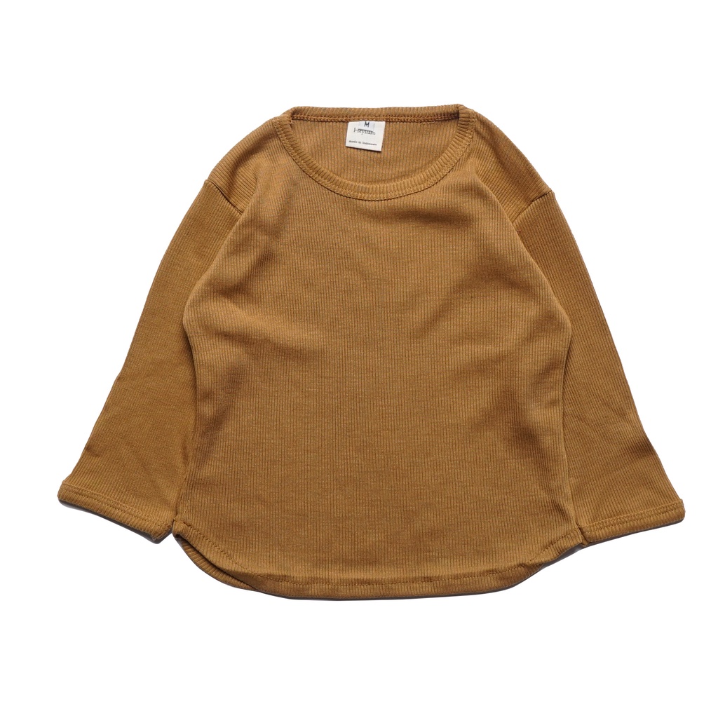 Heyliam - Baju Anak Tangan Panjang Bahan Rib Knit