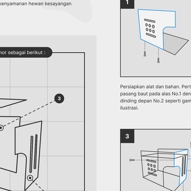 RUMAH KUCING KANDANG KUCING ANJING MODEL MASAKINI LUCU KUAT DAN KOKOH FEFARM