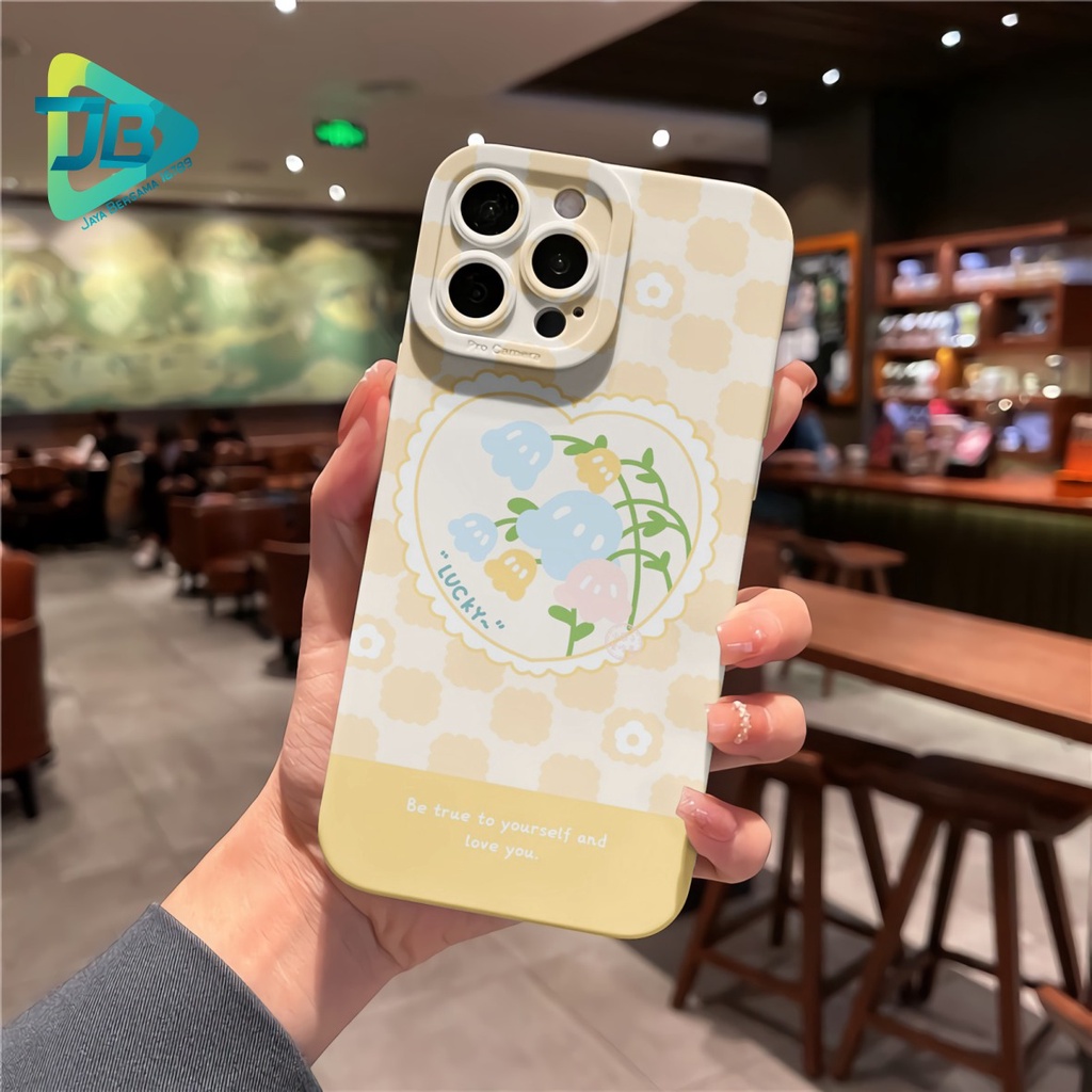 CUSTOM CASE SOFTCASE SILIKON PROCAMERA SMILE FLOWERS CUSTOM OPPO REALME VIVO XIAOMI SAMSUNG INFINIX IPHONE FOR ALL TYPE JB6221