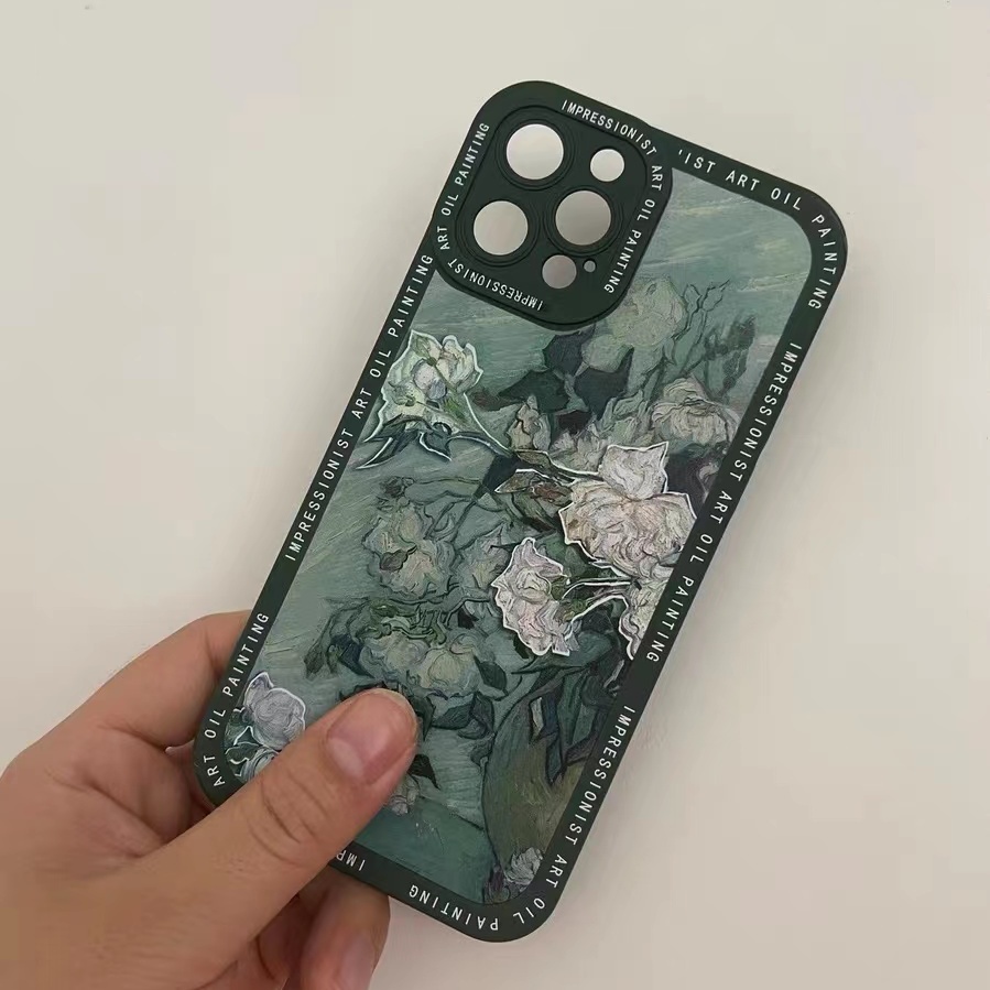 Ins Soft Case TPU Motif Mawar Untuk iPhone 14 14pro 14Plus 14prm 13pro 13pro 13prm 11 7Plus 8Plus Xr XS 12pro Max