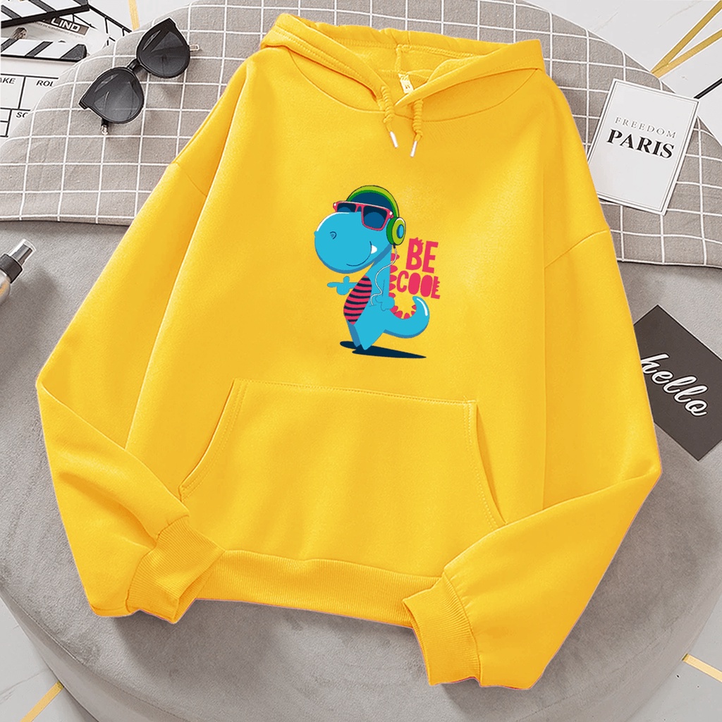 Sweater hoodie anak laki laki BE COOL DINO sweter anak cewek cowok murah