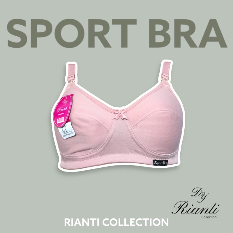 BRA RIANTI/SPORT BRA/BH POLA M/BH REMAJA/BH TANPA KAWAT